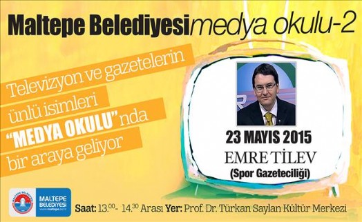 MEDYA OKULUNUN KONUĞU EMRE TİLEV
