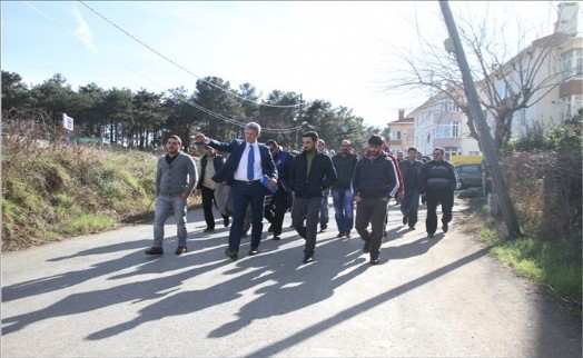 ŞİLE´DE PAZARCI ESNAFI YENİ YERLERİNİ ZİYARET ETTİ