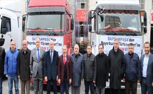 BAYRAMPAŞA´DAN BAYIRBUCAK TÜRKMENLERİ´NE YARDIM ELİ