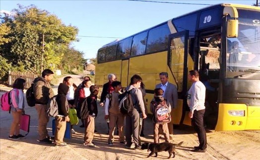 Çatalcalı Öğrenciler Ücretsiz Servisten Çok Mutlu