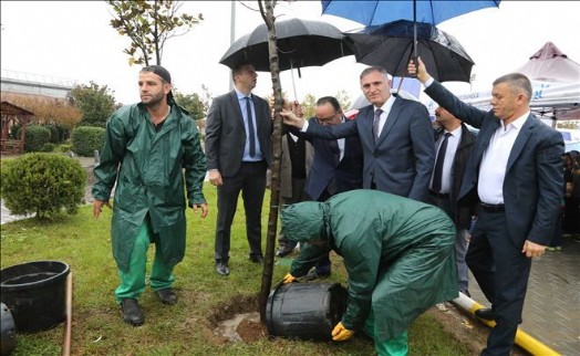 İĞDE AĞACI DİKİMİYLE, İKLİM DEĞİŞİKLİĞİNE DİKKAT ÇEKİLDİ