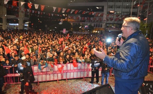 Çatalca Cumhuriyet İçin Yürüdü