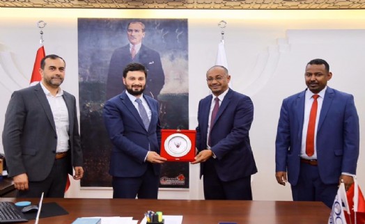 SUDAN'IN İSTANBUL BAŞKONSOLOSU BAŞKAN ÖZTEKİN'İ ZİYARET ETTİ