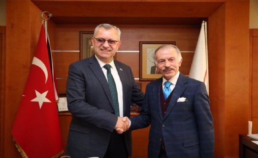 KEŞAN BELEDİYE BAŞKANI HELVACIOĞLU'NDAN AYDINER'E ZİYARET