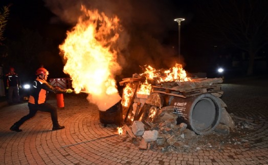 BEŞİKTAŞ'TA AKSİYON FİLMLERİNİ ARATMAYAN TATBİKAT