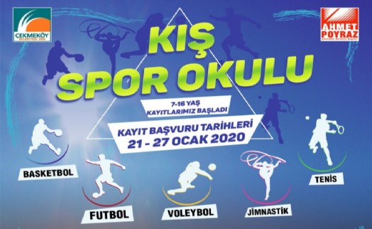 ÇEKMEKÖY'DE KIŞ SPOR OKULLARI BAŞLIYOR