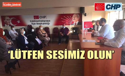 6/B MAĞDURLARI CHP GAZİOSMANPAŞA'DAN YARDIM İSTEDİ