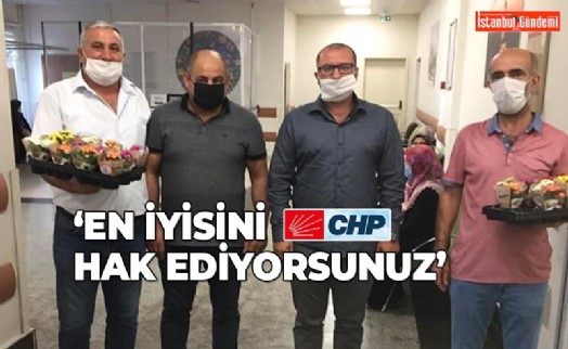 CHP GAZİOSMANPAŞA'DAN SAĞLIK ÇALIŞANLARINA ZİYARET