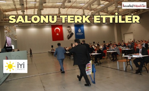 İYİ PARTİ GRUBU'NDAN İBB MECLİSİ'NDE PROTESTO!