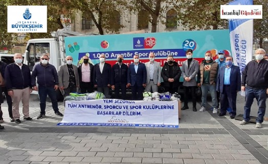 GAZİOSMANPAŞA'DA AMATÖRLERE DESTEK