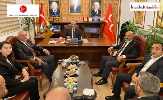 BİROL GÜR'DEN MHP KAĞITHANE'YE ZİYARET