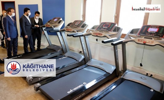 KAĞITHANE'DE KADINLARA ÖZEL SPOR SALONU
