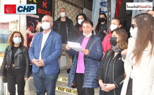 CHP KARTAL'DAN ‘KADINA YÖNELİK ŞİDDETE HAYIR!'