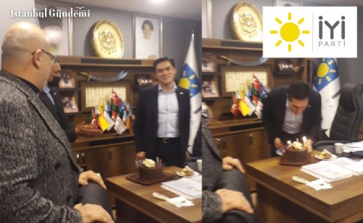 İYİ PARTİ ATAŞEHİR'DEN SÜRPRİZ DOĞUM GÜNÜ