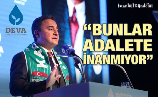 ALİ BABACAN'DAN İKTİDARA ‘ACI REÇETE' TARİFİ