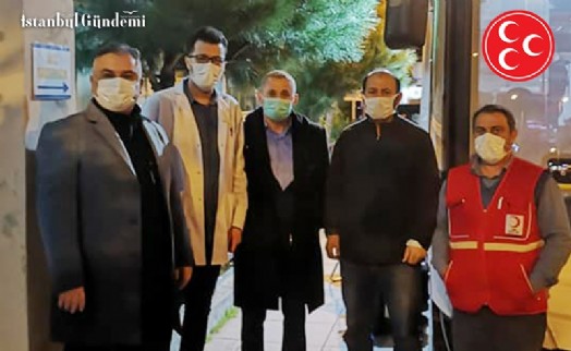 MHP ATAŞEHİR'DEN KIZILAY'A DESTEK