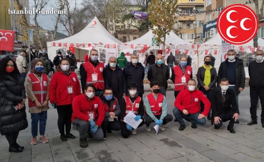 MHP SARIYER, KAN BAĞIŞI KAMPANYASI İLE KIZILAY'A DESTEK VERDİ