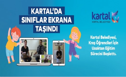 KARTAL'DA SINIFLAR EKRANA TAŞINDI