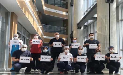 BAŞKAN YAZICI'DAN SAĞLIK ÇALIŞANLARINA MORAL DESTEĞİ