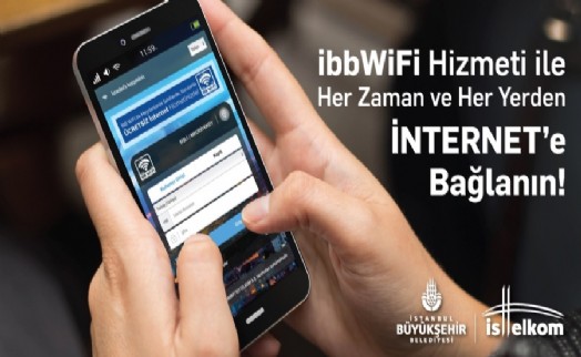 İBB WİFİ'YE 3,8 MİLYON KULLANICI KAYDOLDU