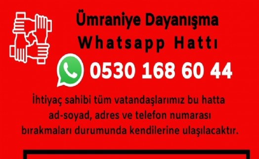 CHP'Lİ BELEDİYE BAŞKANLARI ÜMRANİYE DAYANIŞMA HATTI KURDU