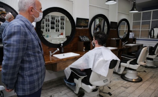 BAŞKAN YILDIRIM'DAN AVM VE BERBERLERİ DENETİM