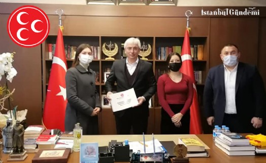 MHP ŞİŞLİ'DEN BİROL GÜR'E ZİYARET