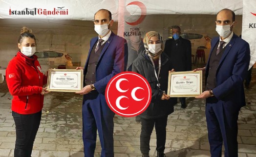 MHP BAĞCILAR'DAN KIZILAY EMEKÇİLERİNE DESTEK