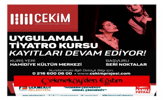 Çekmeköy'den Tiyatro Eğitimi Fırsatı!