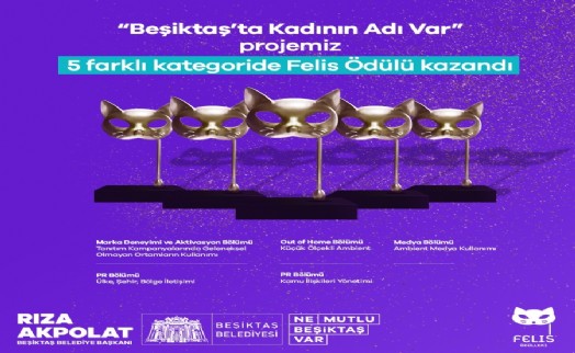 'Beşiktaş'ta Kadının Adı Var' Felis'ten 5 ödülle döndü