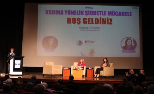 Kartal Belediyesi'nden kadına yönelik şiddetle mücadele paneli