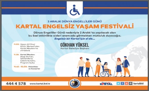 Kartal Belediyesi'nden “Engelsiz Yaşam Festivali”