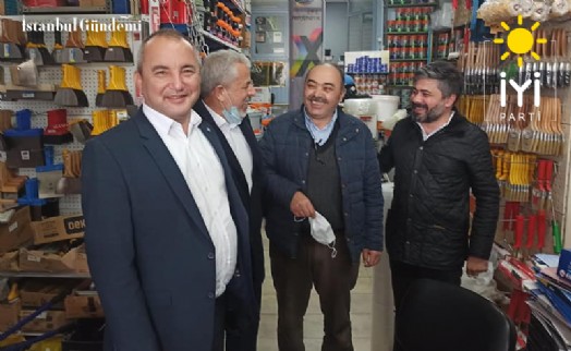İYİ PARTİ SANCAKTEPE'DEN ESNAF ZİYARETİ