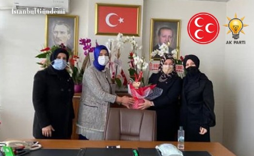 ARNAVUTKÖY MHP'DEN AK PARTİ'YE ZİYARET