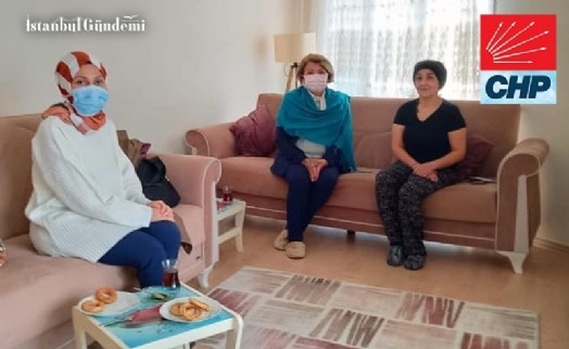 CHP ARNAVUTKÖY'DEN ŞEHİT YAKINLARINA ZİYARET