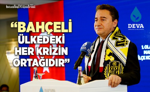 ALİ BABACAN, DEVLET BAHÇELİ'Yİ SERT SÖZLERLE ELEŞTİRDİ