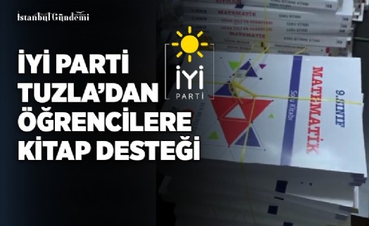 İYİ PARTİ TUZLA'DAN ÖĞRENCİLERE KİTAP DESTEĞİ