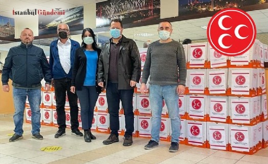 MHP BEŞİKTAŞ'TAN ERZAK KOLİSİ YARDIMI