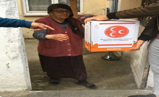 MHP BEŞİKTAŞ'TAN SOSYAL YARDIM DESTEĞİ