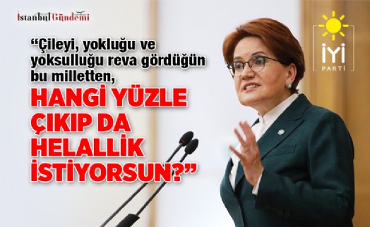 MERAL AKŞENER'DEN, CUMHURBAŞKANI ERDOĞAN'A ‘HELALLİK' SALVOSU!