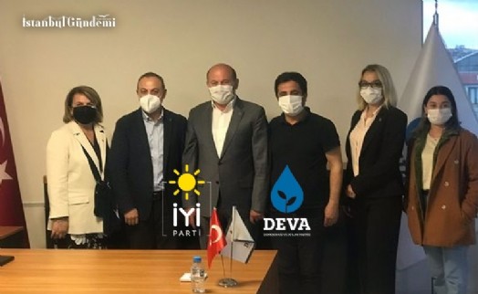 İYİ PARTİ ÇEKMEKÖY'DEN DEVA PARTİSİ ÇEKMEKÖY'E ZİYARET