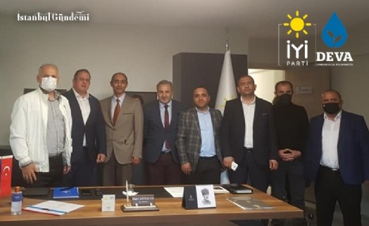 İYİ PARTİ MALTEPE, DEVA PARTİLİ BAŞKAN HAKAN AĞAOĞLU'NU AĞIRLADI