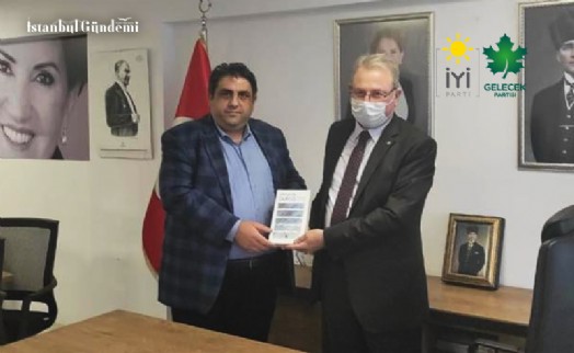 BAŞKAN MUSTAFA YAZICI, GELECEK PARTİSİ'Nİ AĞIRLADI