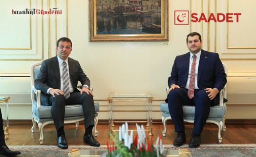 İMAMOĞLU, SAADET PARTİSİ İSTANBUL'U AĞIRLADI