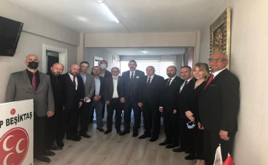 MİLLETVEKİLİ CEMAL ÇETİN'DEN MHP BEŞİKTAŞ'A ZİYARET