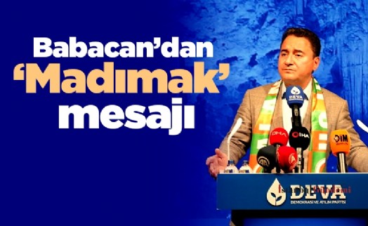 Babacan'dan ‘Madımak' mesajı