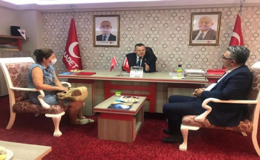 CHP Bayrampaşa'dan Saadet Partisi'ne ziyaret