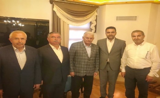 Halil İbrahim Kurşun, Binali Yıldırım'ı Erzincan'da Ziyaret Etti