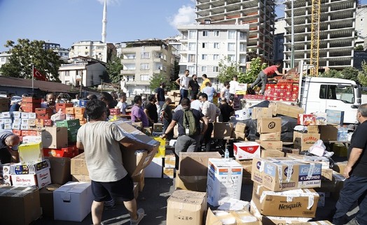 Kağıthane'den selzedelere destek