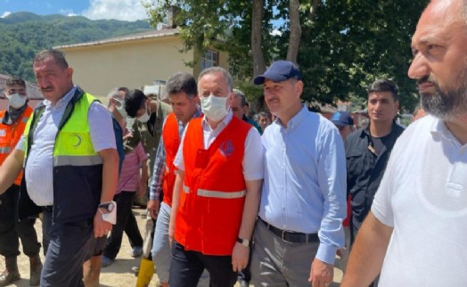 İçişleri Bakanı Soylu ile Başkan Çağırıcı selin vurduğu Bozkurt'ta